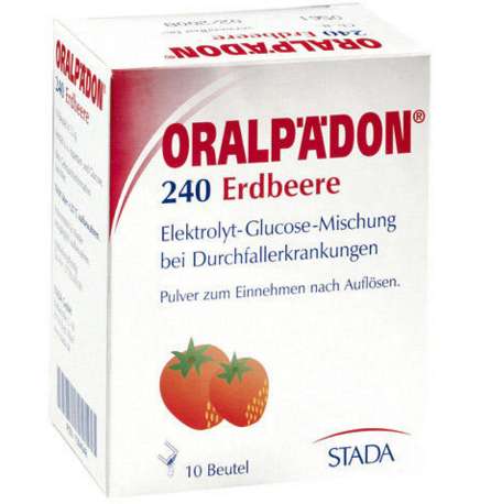 Orapadon 婴幼儿电解质水宝宝发烧腹泻 草莓味 10包*5.13g/包